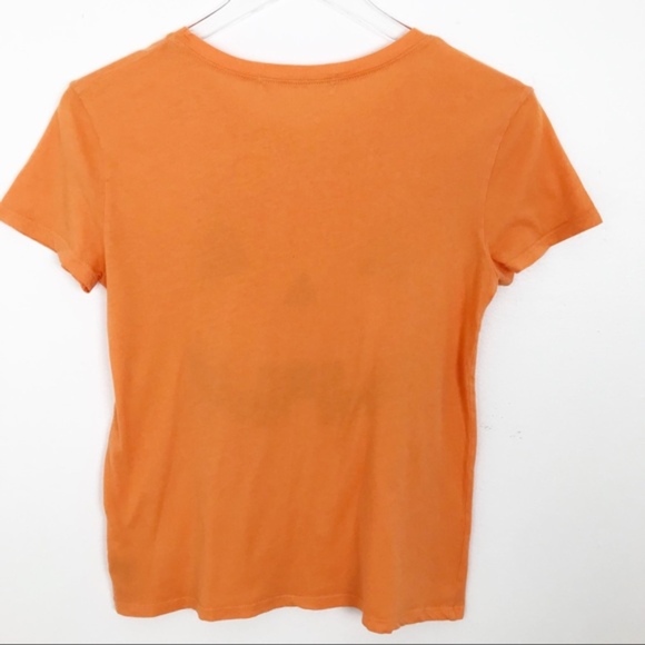 Urban Outfitters Pumpkin Tee Shirt Halloween Women’s size XS orange - Picture 4 of 6